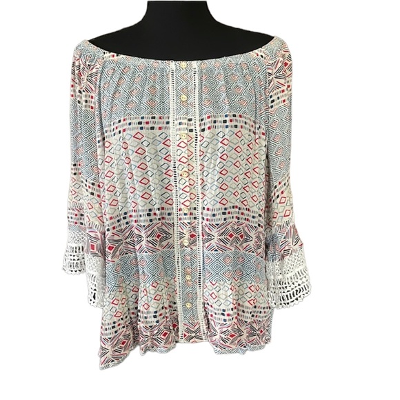 Democracy Tops - Democracy boho peasant top